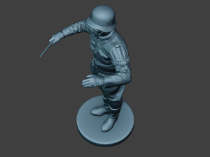 german musician soldier ww2 stand band boss g8 Modello di stampa 3D