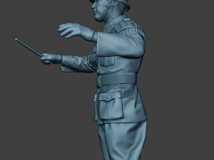 german musician soldier ww2 stand band boss g8 Modello di stampa 3D
