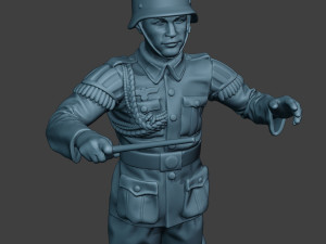 german musician soldier ww2 stand band boss g8 Modello di stampa 3D