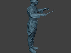 german musician soldier ww2 stand band boss g8 Modello di stampa 3D