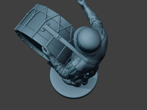 german musician soldier ww2 stand bass drum g8 Modelo de impresión 3D