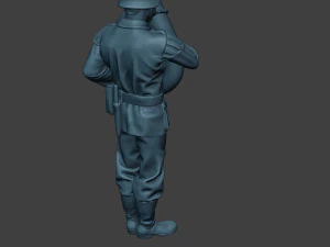 german musician soldier ww2 stand bass horn g8 3D Print Model