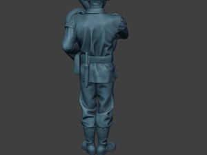 german musician soldier ww2 stand bass horn g8 3D Принт Модель