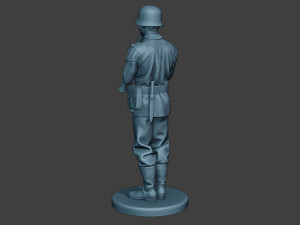 german musician soldier ww2 stand clarinet g8 3D प्रिंट मॉडल