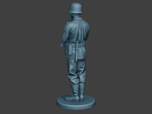 german musician soldier ww2 stand clarinet g8 3D Print Model