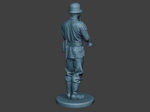 german musician soldier ww2 stand clarinet g8 3D प्रिंट मॉडल