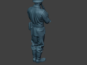 german musician soldier ww2 stand clarinet g8 3D प्रिंट मॉडल