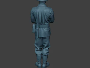 german musician soldier ww2 stand clarinet g8 3D Print Model