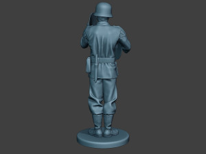 german musician soldier ww2 stand cymbals g8 Modello di stampa 3D