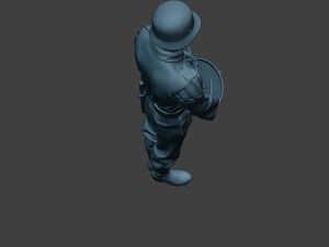 german musician soldier ww2 stand drum g8 Modelo de Impressão 3D