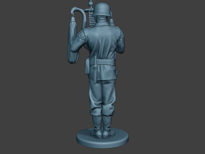 german musician soldier ww2 stand glockenspiel xylophone g8 3D Print Model