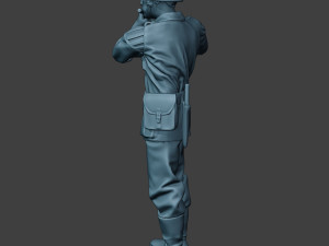 german musician soldier ww2 stand piccolo g8 3D Baskı Modeli