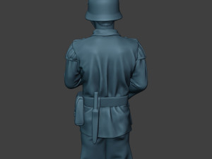 german musician soldier ww2 stand saxophone g8 3D-Druckmodell