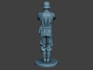 german musician soldier ww2 stand trumpet g8 3D Print Model
