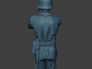 german musician soldier ww2 stand trumpet g8 3D Print Model