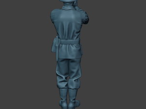 german musician soldier ww2 stand trumpet g8 3D Print Model