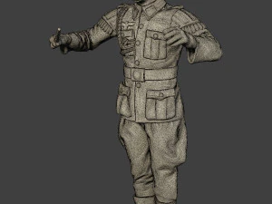 german soldiers military band pack1 ww2 g8 3D Print Model