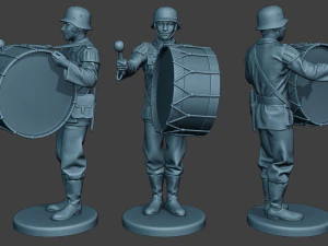 german soldiers military band pack1 ww2 g8 3D Print Model