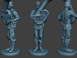 german soldiers military band pack1 ww2 g8 3D Print Model