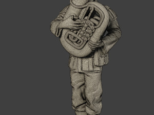 german soldiers military band pack1 ww2 g8 Modèles 3D en vedette