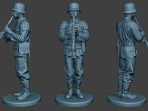 german soldiers military band pack1 ww2 g8 Modèles 3D en vedette