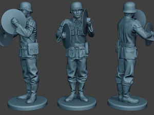 german soldiers military band pack1 ww2 g8 3D Print Model