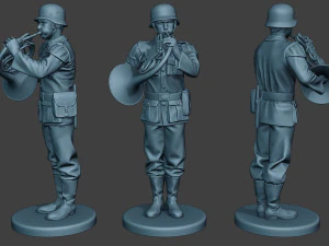 german soldiers military band pack1 ww2 g8 3D Print Model