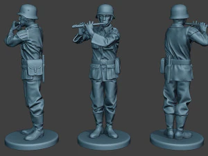 german soldiers military band pack1 ww2 g8 3D Print Model