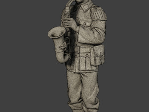 german soldiers military band pack1 ww2 g8 Modèles 3D en vedette