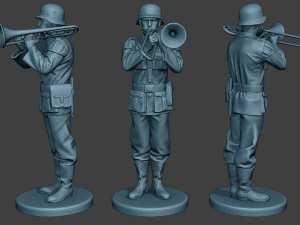 german soldiers military band pack1 ww2 g8 3D Print Model