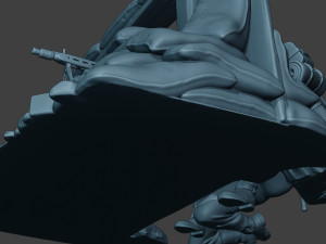 german soldier ww2 mg42 group g7 Modèles 3D en vedette