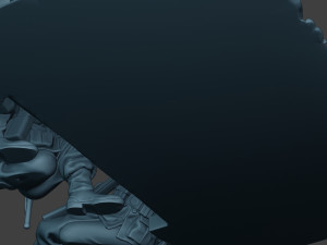 german soldier ww2 mg42 group g7 Modèles 3D en vedette