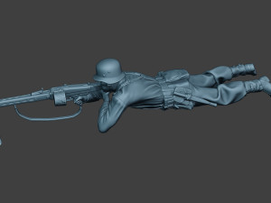 german soldiers ww2 mg42 g7 pack1 Modelo de impresión 3D