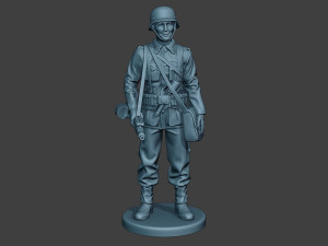 german soldiers ww2 mg42 g7 pack1 Modelo de impresión 3D