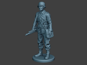 german soldiers ww2 mg42 g7 pack1 Modelo de impresión 3D