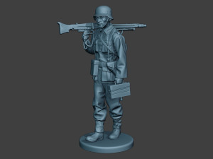 german soldiers ww2 mg42 g7 pack1 Modelo de impresión 3D