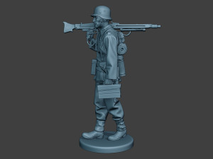 german soldiers ww2 mg42 g7 pack1 Modelo de impresión 3D