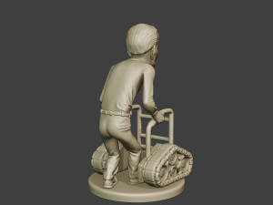 joe biden old walker meme 3D Print Model