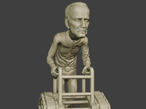 joe biden old walker meme 3D Print Model