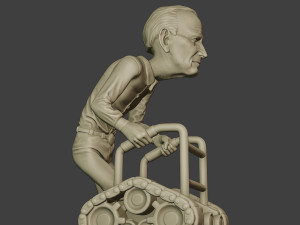 joe biden old walker meme 3D Print Model