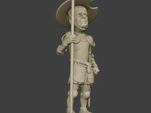 joe biden quixote meme Modelo de Impressão 3D