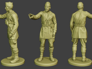 italian tank crew unit ww2 action1 itcu1 3D Baskı Modeli