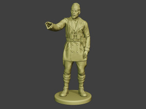 italian tank crew unit ww2 action1 itcu1 3D Baskı Modeli