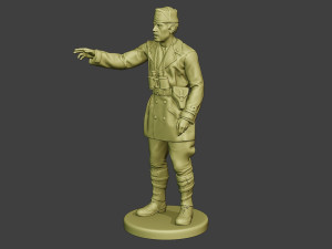 italian tank crew unit ww2 action1 itcu1 3D Baskı Modeli