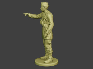 italian tank crew unit ww2 action1 itcu1 3D Baskı Modeli