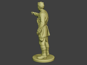 italian tank crew unit ww2 action1 itcu1 3D Baskı Modeli