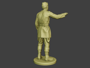 italian tank crew unit ww2 action1 itcu1 3D Baskı Modeli