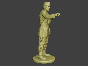 italian tank crew unit ww2 action1 itcu1 3D Baskı Modeli
