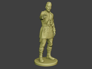 italian tank crew unit ww2 action1 itcu1 3D Baskı Modeli