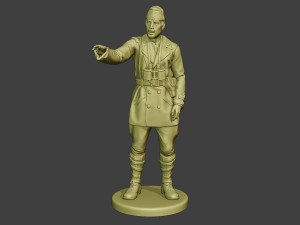 italian tank crew unit ww2 action1 itcu1 3D Baskı Modeli